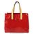 Borsa Louis Vuitton Monogram Vernis Lead PM Rosso