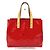 Borsa Louis Vuitton Monogram Vernis Lead PM Rosso - vista 2