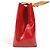 Borsa Louis Vuitton Monogram Vernis Lead PM Rosso - vista 3