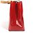 Borsa Louis Vuitton Monogram Vernis Lead PM Rosso - vista 4