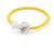 Hermès Hermes Glenan Yellow Leather Bangle Bracelet for Women  - view 1