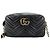 Borsa a tracolla Gucci GG Marmont in nero