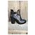Ash Botines de cuero negro con tacón - vista 9
