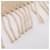 Sciarpa bicolore LOEWE Anagram Bianco Beige  - vista 4