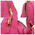 Beauty case in nylon rosa con logo Triangle Prada - vista 8