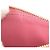 Céline Celine Pink Leather Compact Zip Card Holder - view 6