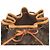 Borsa a Spalla Louis Vuitton Noe Monogram Marrone Monogramma - vista 7