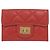 Cartera compacta plegable 2.55 Chanel Roja