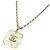 Collana quadrata vintage Chanel Coco Mark Glitter Argento