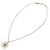 Collana quadrata vintage Chanel Coco Mark Glitter Argento - vista 2