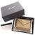 Prada Triangle Logo Saffiano Leather Tri-fold Wallet Beige - view 2