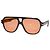 Autre Marque BALI Eyewear S2302 Occhiali da sole Aviator Neri - Lenti Ambra Nero - vista 3