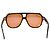 Autre Marque BALI Eyewear S2302 Occhiali da sole Aviator Neri - Lenti Ambra Nero - vista 5