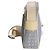 Bulgari Borsa a tracolla Bvlgari Logo Mania Canvas Blu Beige - vista 7