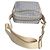 Bulgari Borsa a tracolla Bvlgari Logo Mania Canvas Blu Beige - vista 8