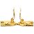 Orecchini a clip in metallo dorato Chanel D'oro - vista 6