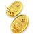 Orecchini a clip in metallo dorato Chanel D'oro - vista 7