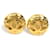 Orecchini a clip dorati Chanel D'oro