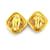 Orecchini a clip dorati Chanel D'oro  - vista 5