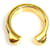 Ring Hermès Anillo Athena Double Clou Hermes Negro Dorado  - vista 5