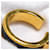 Ring Hermès Anillo Athena Double Clou Hermes Negro Dorado  - vista 6