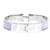 Hermès Bracelet jonc Hermes Clic Clack H Argenté Violet  - vue 3