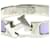 Hermès Bracelet jonc Hermes Clic Clack H Argenté Violet  - vue 6