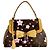 Borsa Louis Vuitton Monogram Cherry Blossom Sac Retro PM Marrone Monogramma