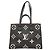 Borsa Tote Louis Vuitton Monogram Empreinte Bicolor OnTheGo MM Nero Beige