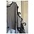 Munthe Plus Simonsen Camiseta a rayas con detalles de tul Negro Blanco - vista 3