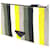 Clutch in tela multicolore e pelle Prada - vista 2