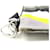 Clutch in tela multicolore e pelle Prada - vista 6