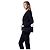 Hobbs Clutch a Bustina in Pelle Nera Nero - vista 2