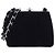 Borsa a tracolla Chanel in velluto nero