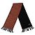 Burberry Sciarpa in Seta e Cashmere Paisley Reversibile Nero Rosso Multicolore