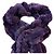 Giorgio Armani Sciarpa in pelliccia di coniglio viola Porpora - vista 4
