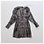 Vestido mini de lamé de mezcla de seda estampado Moseny de IRO Negro Metálico - vista 3