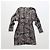 Vestido mini de lamé de mezcla de seda estampado Moseny de IRO Negro Metálico - vista 4