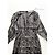 Vestido mini de lamé de mezcla de seda estampado Moseny de IRO Negro Metálico - vista 6