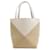 Mini borsa tote Loewe Puzzle Fold Bianco Beige  - vista 2