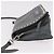 Prada Etiquette Flap Studded Glace Calfskin Small Marrone - vista 4