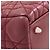 Borsa 2-Way Christian Dior Lady in pelle di vitello rossa Rosso - vista 25