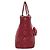 Borsa 2-Way Christian Dior Lady in pelle di vitello rossa Rosso - vista 3