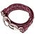 Borsa 2-Way Christian Dior Lady in pelle di vitello rossa Rosso - vista 7