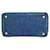 Borsa 2-Way Prada Canapa Mini Flower Blu - vista 4