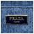 Borsa 2-Way Prada Canapa Mini Flower Blu - vista 6