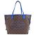 Borsa Tote Louis Vuitton Neverfull MM Ikat Flower Blu Monogramma