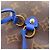 Borsa Tote Louis Vuitton Neverfull MM Ikat Flower Blu Monogramma - vista 12