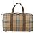 Borsa Boston Burberrys Nova Check in tela Beige Gold Auth 188634 D'oro - vista 13