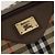 Borsa Boston Burberrys Nova Check in tela Beige Gold Auth 188634 D'oro - vista 17